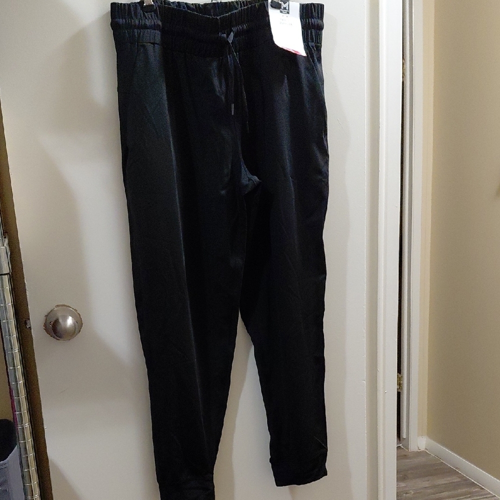 Womens  Black Jogger Pants